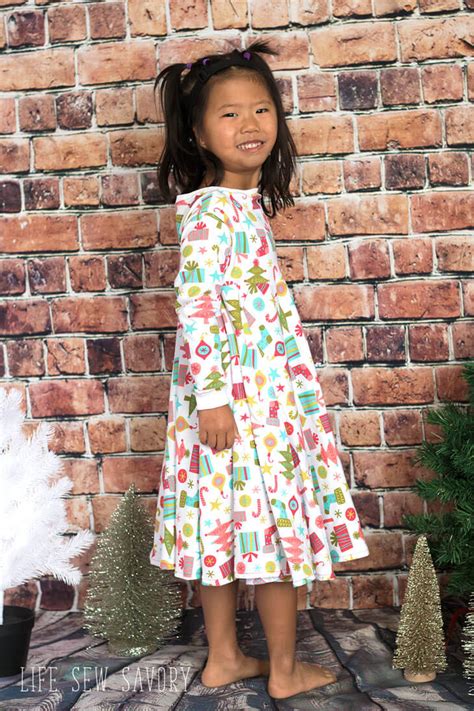 View a is a short trumpet skirt. Girl and Doll Matching Dress Free Sewing Patterns - Life ...