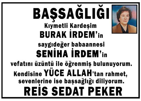 @ilahiadalet121 @sedat_peker sedat peker doğru işler yapmıştır yanlış işler yapmıştır bilmem. Sedat Peker on Twitter: "Kıymetli Kardeşim BURAK İRDEM'in ...