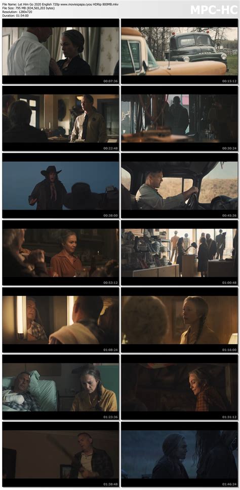 Let him go movie info: Let Him Go 2020 English 720p HDRip 850MB Download