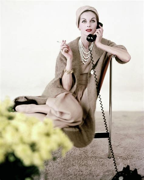 There's an exhaustive list of past and present employees! Model In Ben Zuckerman Talking On A Telephone by Karen Radkai