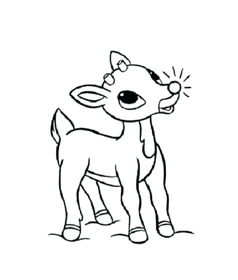 Here's a picture of rudolph for you to color. Rudolph The Red Nosed Reindeer Drawing at PaintingValley ...