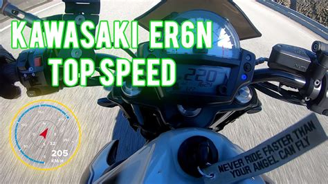 It produced more power and torque, and accelerated quicker than any other road bike but unfortunately was still restricted to an agreed 186mph limit, but. KAWASAKI ER6N TOP SPEED - K BIKER - YouTube