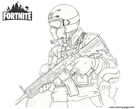 Rust lord fortnite battle royale coloring sheet. Fortnite Soldier Coloring Pages Printable