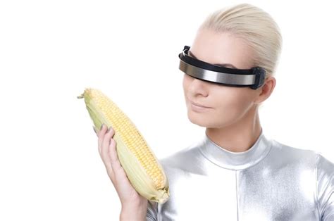 Completely weird stock photos that are impossible to explain. On the topic of weird stock photos...cyber woman with corn ...