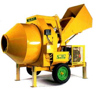 A typical concrete mixer uses a revolving drum to mix the components. MONA Construction - Concrete Mixers - MONA TRADING AND ...