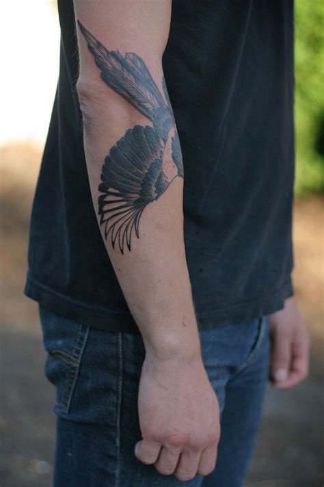 On the other hand, in european countries, magpie tattoo designs with meanings are very famous. magpie placement | Inner elbow tattoos