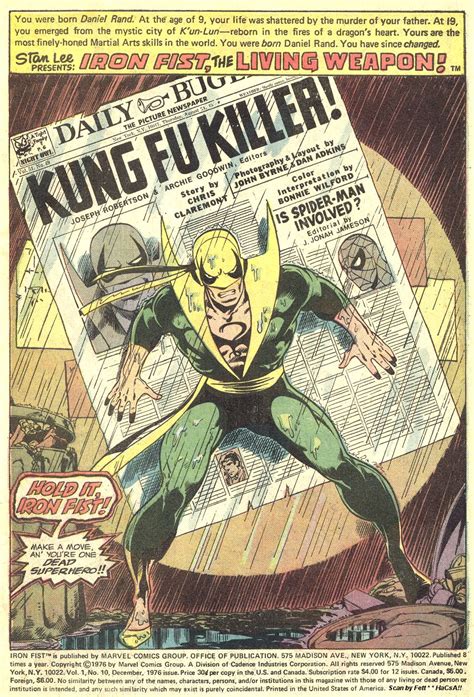 Now, with the power of the iron fist, he seeks to reclaim his past and fulfill his destiny. Diversions of the Groovy Kind: Making a Splash: John Byrne ...