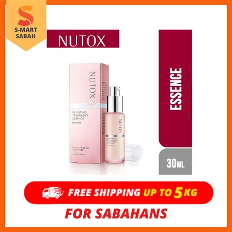 Penetrates quickly & deeply to maintain optimal skin plumpness while preventing water loss. Sabah NUTOX Renewing Treatment - Essence (30ml) | Shopee ...