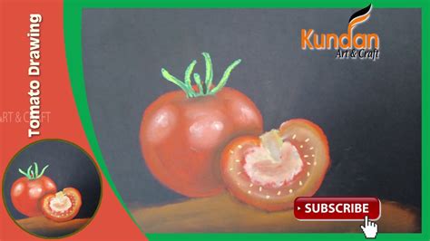 Drawing a nice looking tomato is not difficult thi. How To Draw Tomato Easy Step By Step For Kids || Tomato ...