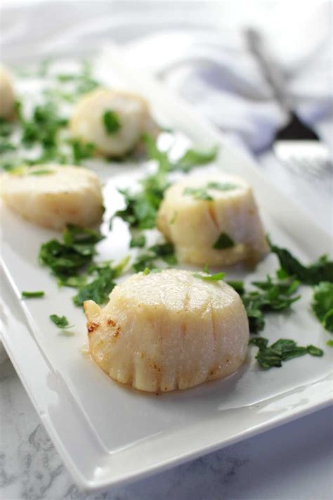 There are 35 calories in 1 scallops. Seasoned Scallops Broiled in Bacon Fat | A Clean Plate