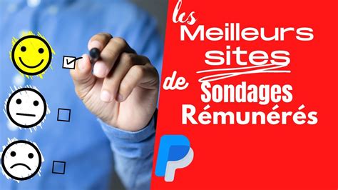 Les MEILLEURS sites de SONDAGE rémunérés - YouTube