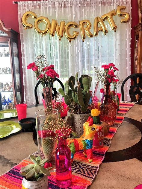 As tall scholarly and university graduates speedily realize, managing their personal budget is important. Fiesta Themed Graduation Party / GreyGrey Designs (With images) | Graduation party themes ...