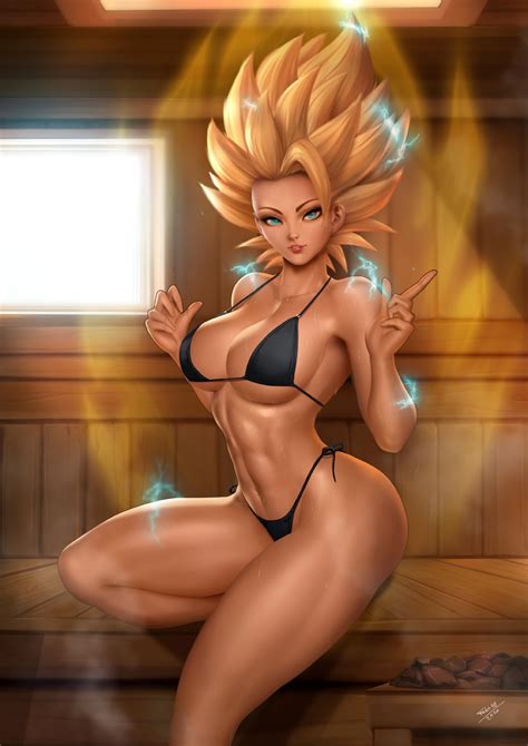 So the team heads to a distant planet to visit nova's former. Rule 34 - 1girls abs bikini breasts caulifla cleavage ...