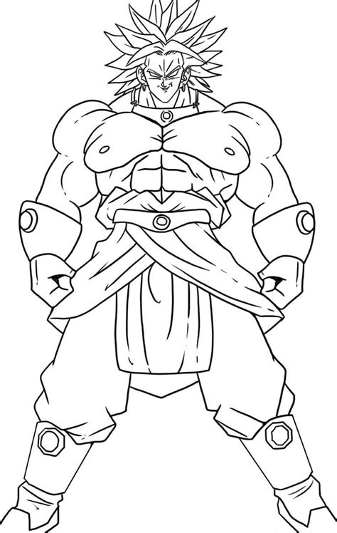 Kinda curious to see how it would actually print, but printers shake me to my core and so i will probably never know. Dragon Ball Z Broly Coloring Pages - Super Kins Author
