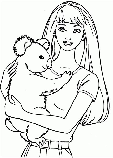 This page is out of the coloring book 'lots to color' published by the western publishing company in 1955. Koala Outline - Coloring Home