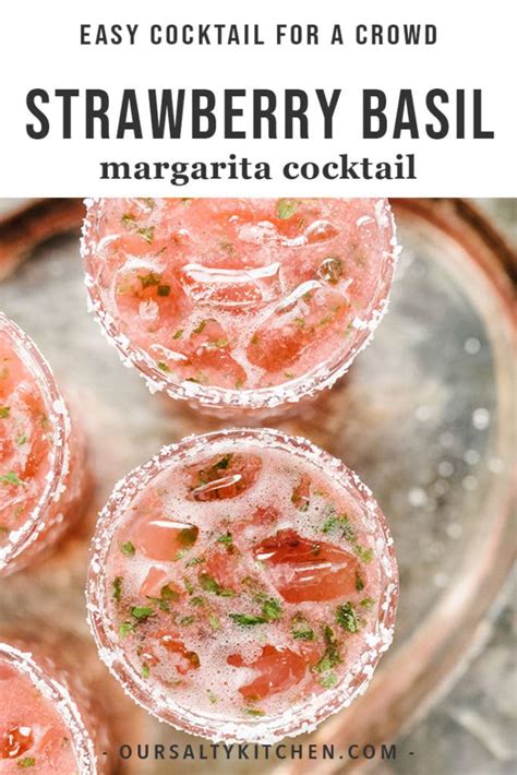 In a food processor, pulse strawberries, basil and sugar. The Cindy Margurita Strawberry And Basal - Strawberry Basil Margarita | BAKED : You may be able ...