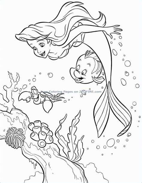 Coloring 50 awesome the little mermaid coloring pages free to. Little Mermaid Coloring Page - youngandtae.com | Mermaid ...