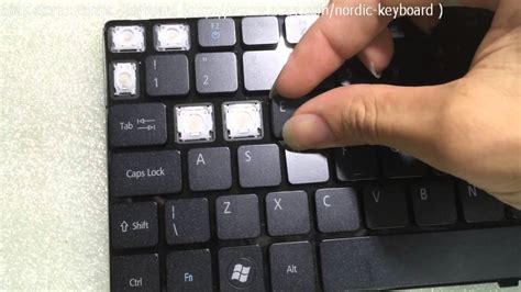 The ergolift hinges design also tilts the keyboard up for more comfortable. How To Replace Laptop Backlit Keyboard Keys for Acer ...
