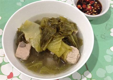 Sayur adalah makanan yang penting untuk dikonsumsi. Resep Memasak Bakut Sayur Asin / Huang Bak Kut Teh ...