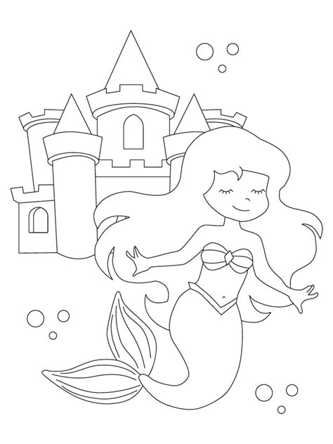 Click on the free little mermaid colour page you would like to print, if you print them all you can make. Free Printable Mermaid Coloring Pages | Parents