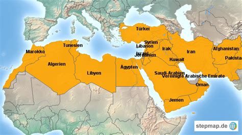 Data are based on primary household survey data obtained from government statistical agencies and world bank country departments. StepMap - Der Orient - Landkarte für Asien