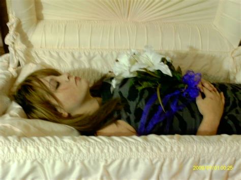 The graves of actors part 2. Woman in casket | My sister in her casket at her funeral ...