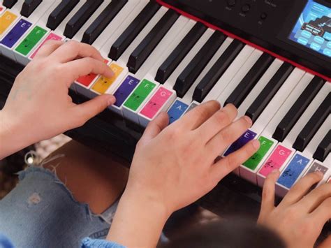 1) die tasten farblich markieren. Klaviatur Aufkleber Noten : Elektrische Klaviertastatur Note Labels Aufkleber 54 61 88 Keys ...