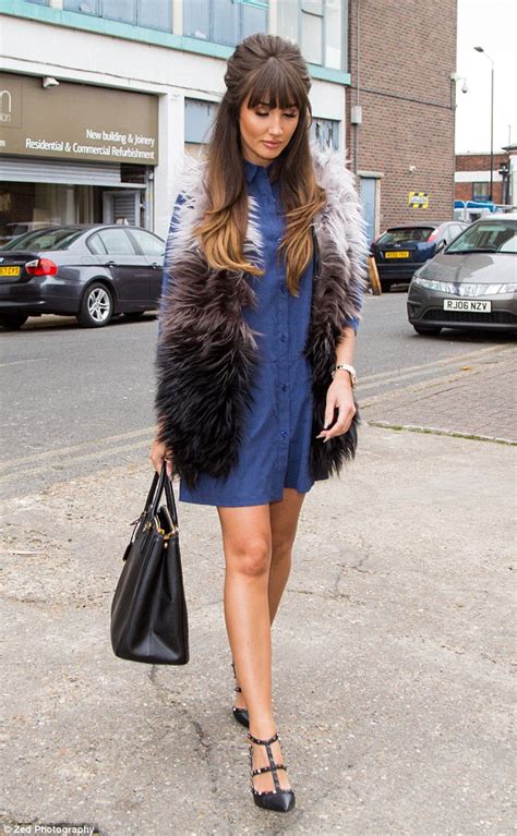 Peter north bangs bombshell busty. TOWIE's Megan McKenna looks chic in blue shirt dress and ...