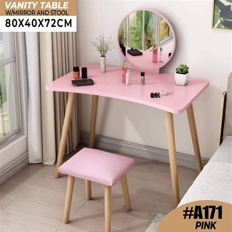 In for double sink vanities. A171 Vanity Table with Mirror and Stool Set | Shopee ...