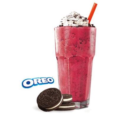 The burger king hand spun shakes come in three flavors: Burger King Red Velvet Oreo Shake | The new shake features ...