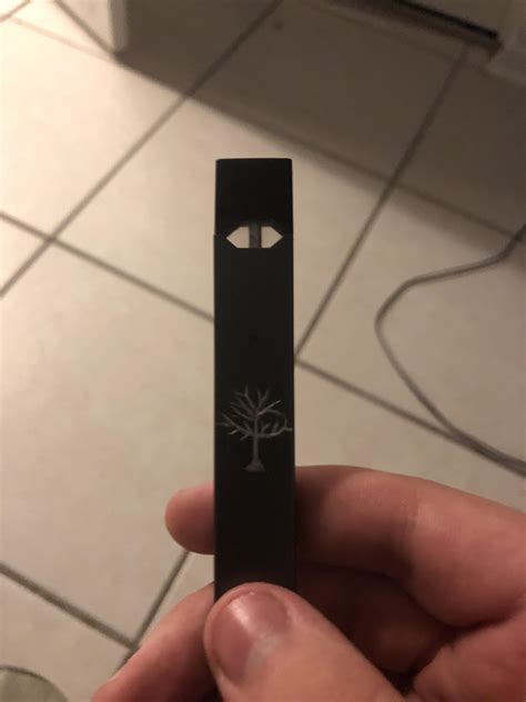 What do you guys think? A xxxtentacion inspired engraving, my friend free handed it. : juul