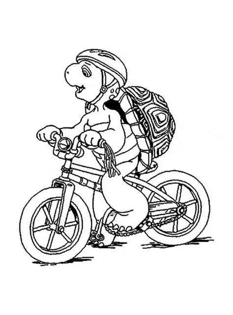 Cute baby with bicycle coloring page. Bicycle coloring pages to download and print for free