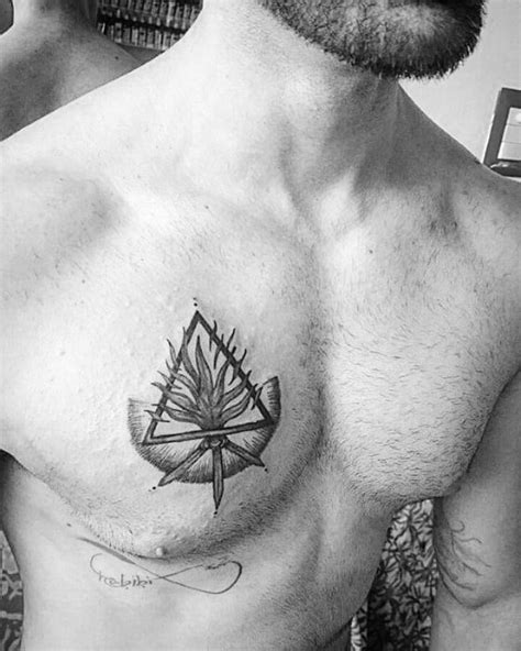 The 17 best chest tattoos for men. 50 Small Chest Tattoos For Guys - Masculine Ink Design Ideas