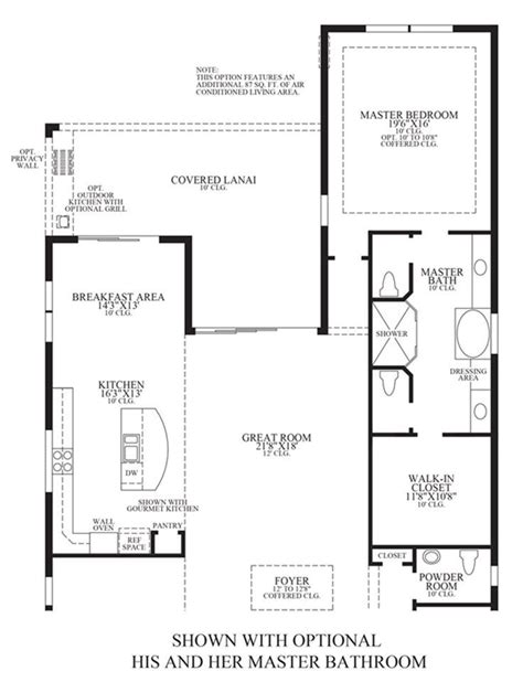 Cedar architect is a 3d architecture tool on top of making it possible to design a bathroom in 3d, cedar architect also allows you to rethink the once you have drawn your floor plan, you can equip your 3d bathroom using our library of 3d. His & Her Bathroom Layout | ... Addition Optional His and ...