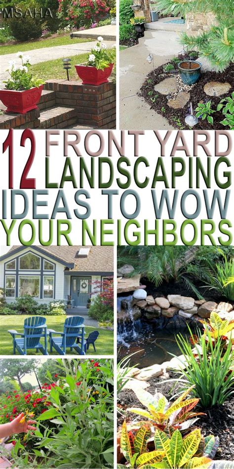 May 30, 2019 · if your front yard is too large for constant mowing and watering, use mulch or ground covers for islands around trees and shrubs. 12 Simply Beautiful Front Yard Landscaping Ideas to Wow Your Neighbors - 2019 - Landscape Diy