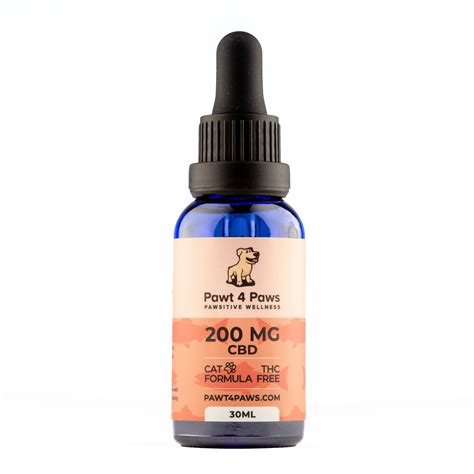 Pawt4Paws CBD Oil For Cats Salmon Flavour - Pawt 4 Paws