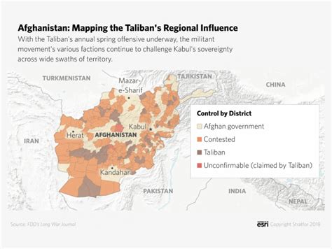 The word taliban is pashto, طالبان ṭālibān, meaning students, the plural of ṭālib. Download Transparent A Map Depicting The Extent Of Taliban ...