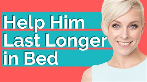 I've seen this happen to men circumcised later in life. How Women Can Help Men Last Longer in Bed - YouTube