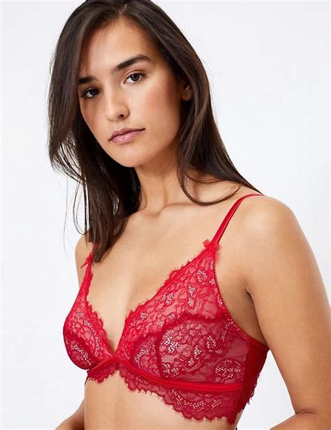 Every time you wore your. Marks & Spencer Sexy Red Bralet Bra Size 14 Lingerie ...