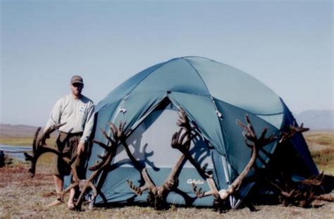 The cabela's catalog illustrates the tent in rugged big game hunting country. Cabelas Alaskan Guide tent????