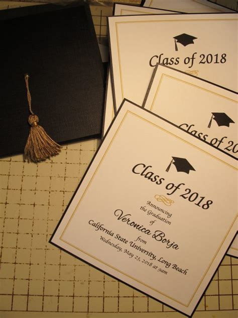 These two words sum up a celebration of life ceremony. Graduation Cap Invitation - Announcement - Graduation ...