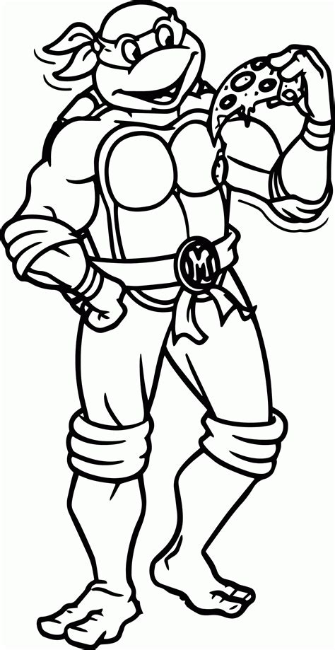 Ninja turtles pdf coloring pages are a fun way for kids of all ages to develop creativity, focus, motor skills and color recognition. Ninja Turtle Coloring Pages Michelangelo Ninja Turtle ...