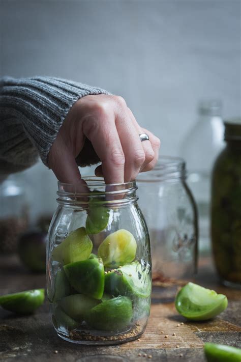 Lovely Pickled Green Tomatoes | Recipe | Pickled green tomatoes, Green tomatoes, Tomato