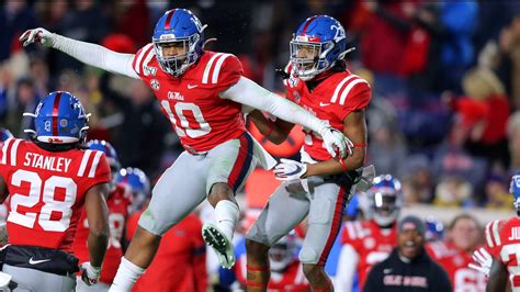 The ole miss rebels football program represents the university of mississippi, also known as ole miss. the rebels compete in the football bowl subdivision (fbs). Ole Miss vs. Mississippi State Prediction: Betting Odds ...