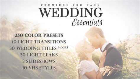 Trending featured most popular most recent. Videohive Wedding Essentials Pack for Premiere Pro » Free ...