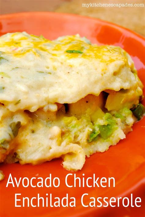 Pour the sauce over the seafood. Creamy Chicken Enchilada Casserole | Recipe | Food recipes ...