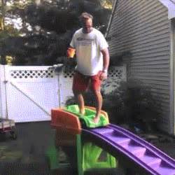 Publicagent jennifer rides in the car park. Man Falls Riding Toy Car While Holding Drink | Gifrific