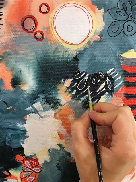 Elle réalise des œuvres politiques social media. Artist at Work | Abstract expressionism painting, Artist ...