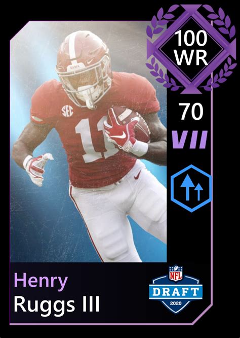 Typical draft player quality quality players duds 96% bad players properly rejected good players 10% wrongly rejected faq about donations this guide is made free, for the benefit of the community, because i love madden. Draft Henry Ruggs III : MaddenMobileForums