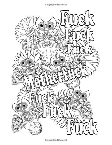 Fuckity fuck adult coloring page. 228 best images about swear word coloring on Pinterest ...